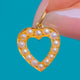 14ct Gold Openwork Pearl Heart Pendant