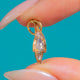 Skinny Antique 18ct Gold Rose-Cut Diamond Leaf Charm, 0.50ct