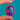 Antique 9ct Gold Amethyst Pendant, oval Amethyst and twisted Gold border on blue background
