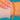 Rose Gold curb links worn on the wrist