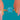 Art Deco 9ct Gold 1.60ct Zircon Solitaire Ring, front of blue Zircon solitaire