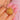 Angled view of the rounded embossed heart