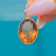 Antique 9ct Gold Madeira Citrine Bezel-Set Charm, 5.15ct