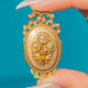 Belle Époque French 18ct Gold Pearl Locket Pendant, c.1900