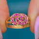 Striking Victorian 18ct Gold Ruby Ring c.1896