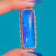 Art Deco Sterling Silver Morpho Butterfly Wing Pendant, view 4