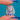 Blue-background Enamel face (C9952)