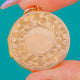 Antique SOLID 9ct Gold Round Engraved Locket, c.1914