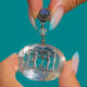 Arts & Crafts Era Rock Crystal Tree of Life Gemini Pendant