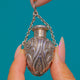 Antique Sterling Silver Perfume Bottle Pendant