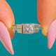 Original Art Deco 18ct Gold & Platinum Diamond Solitaire Engagement Ring, 0.25ct