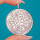 Silver Floral Engraved Locket c.1972
