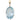 Edwardian Aquamarine Oval Pendant, 39.00ct