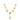 Antique 9ct Gold Citrine Fringe Necklace, 29.55ct