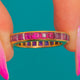 Art Deco 18ct Gold Natural Ruby Eternity Ring