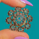 18th Century Georgian 0.80ct Table-Cut Diamond Flower Pendant c.1800