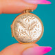 Sweet Vintage 9ct Gold Round Engraved Locket