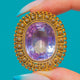 Impressive Georgian 15ct Gold Amethyst Pendant c.1820