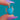 Mini Arts & Crafts Era Blue Enamel Perfume Bottle Charm