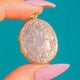 Aesthetic Antique 9ct Gold Engraved Oval Locket